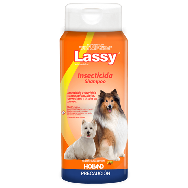Lassy Shampoo Insecticida Antipulgas 350 ml - Holland Lassy Shampoo Insecticida Antipulgas 350 ml - Holland